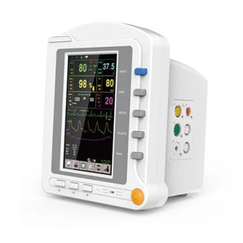 CONTEC CMS6500 7 ‘Цветной сенсорный ЖК-экран, многоязычный Монитор пациента, ЭКГ SPO2/PR NIBP, СООТВЕТСТВУЮЩАЯ ТЕМПЕРАТУРА