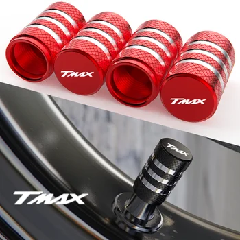 Для YAMAHA T-Max 500 TMAX 500 560 TMax 530 Аксессуары для мотоциклов Колпачки клапанов колесных шин Алюминиевые герметичные крышки с ЧПУ