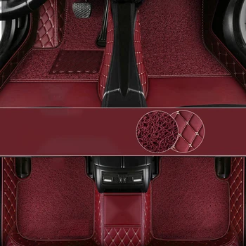 BHUAN Изготовленный на Заказ кожаный автомобильный коврик для Ssangyong Всех моделей Rodius kyron ActYon Rexton Korando Автоаксессуары для стайлинга автомобилей
