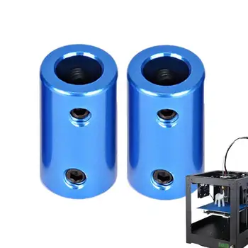 Установочный винт с жесткой муфтой, 2 шт., легкая муфта для вала 3D-принтера, аксессуары для гибкой муфты для вала из алюминиевого сплава
