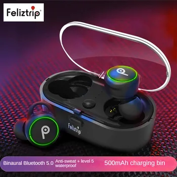Беспроводные Bluetooth-наушники-вкладыши Feliztrip TR-TWS T6 5.0 Tws для вождения, Телефонных звонков, занятий спортом и отдыха