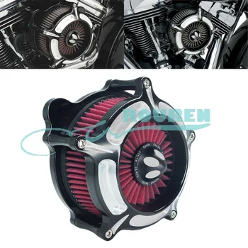 Аксессуары для мото-велосипедов, воздушный фильтр с высоким расходом, Турбинный элемент, очиститель впускных систем Для Harley 883 1200, модифицированные детали