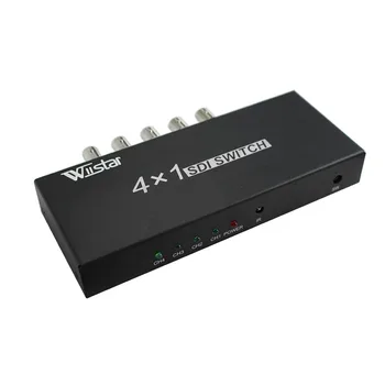 WIISTAR SDI 4x1 Переключает 4 канала SDI сигнала на 1 канал SDI сигнала Поддержка Full-HD SDI ввода и вывода сигнала Бесплатная Доставка