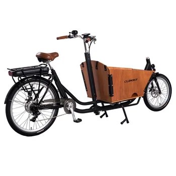 электровелосипед для грузовых товаров с открытой коробкой, 2 колеса, грузовой велосипед электрический