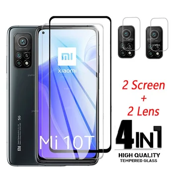4 в 1 для Xiaomi mi 10t pro 5G Защитная пленка из закаленного стекла xiami 10t pro 2020 Стекло для mi 10T lite Pro Пленка для объектива камеры