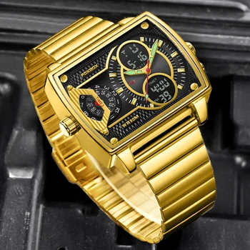 LIGE Новые модные военные часы для мужчин Роскошные Оригинальные спортивные часы с хронографом Водонепроницаемые кварцевые часы Цифровые наручные часы