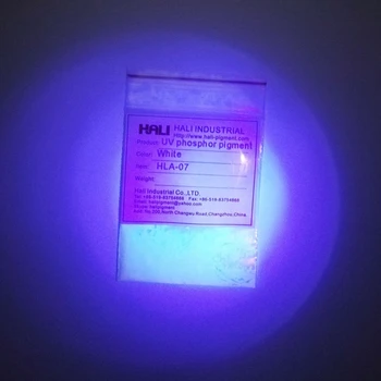 Ультрафиолетовый люминофорный пигмент, УФ-активный пигмент, УФ-чувствительный порошок, проявляющий белый цвет под воздействием ультрафиолета. 1 лот = 200 грамм.