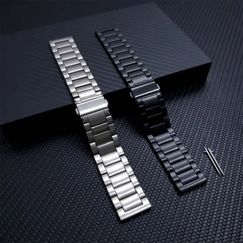 Титановый Ремешок Для Huawei Watch GT2 2e 45 мм/46 мм Gear S3 Smartwatch Band Ремешок Для Часов Металлический Браслет