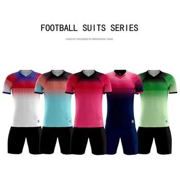 Спортивная одежда большого размера, футбольная тренировочная одежда для мужчин И мальчиков, Комплекты футбольной одежды с коротким рукавом, спортивный костюм