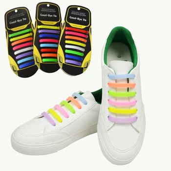 2023 Шнурки без галстука Эластичные силиконовые шнурки для обуви для детей, Кроссовки для взрослых, быстрые шнурки для обуви, Мужские И женские резиновые Сапатильи со шнуровкой