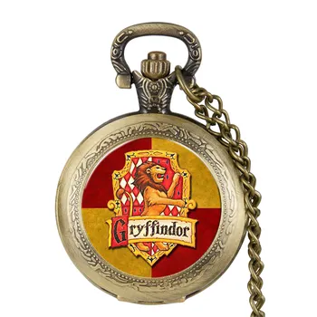 Новое модное ожерелье со львом, кварцевые карманные часы для мужчин и женщин, подарки для детей HB018-2 reloj hombre