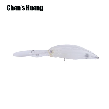 Chan's Huang 20ШТ Искусственный Гольян 10 см 6,2 Г Плавающий Жесткий Пластиковый Воблер Для Ловли Окуня, Приманки Для Глубокого Дайвинга, Заготовки Для Воблеров