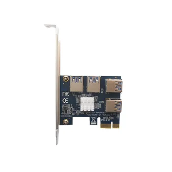 PCIE PCI-E PCI Express Riser Card от 1x до 16x от 1 до 4 USB 3.0 Слот Мультипликатор Концентратор Адаптер Для Майнинга Биткоинов Miner BTC Устройств