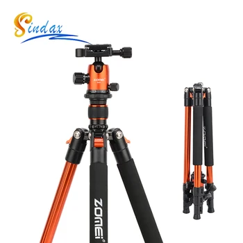Профессиональный штатив для камеры Sindax Zomei Q555 Алюминиевый Монопод для Видеокамеры, Штатив для Sony DSLR, профессиональный штатив 2023