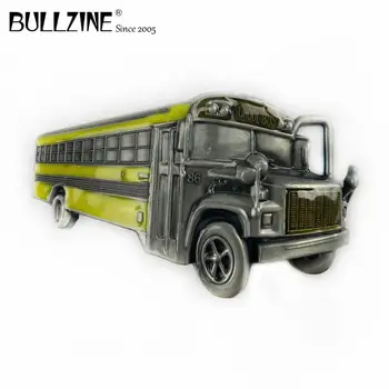 Пряжка для ремня школьного автобуса Bullzine с оловянной отделкой FP-03249 в наличии