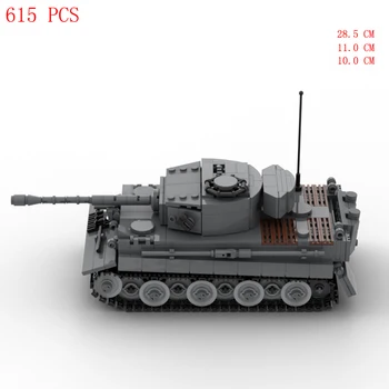 горячая военная техника Второй мировой войны армия Германии SDKFZ 181 автомобиль Panzerkampfwagen VI Ausf. E Tiger I танк военный строительный блок оружие кирпичи игрушки