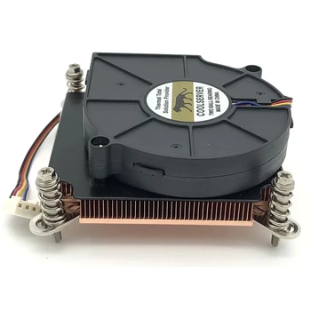 COOLSERVER 1U3CC вентилятор охлаждения процессора сервера медный радиатор охлаждения рабочей станции подходит для Intel LGA2011 LAG115X
