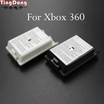Крышка батарейного отсека типа АА для беспроводного контроллера Xbox 360, черный, белый цвет, задняя крышка корпуса, комплект для геймпада Xbox360, джойстик