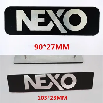 Универсальная Вывеска NEXO Metal Aluminium Signage С Логотипом OEM, Паспортная Табличка Для Аудиоусилителя, Динамика, Рупора Громкоговорителя