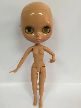 кукла Блит телесного цвета, черная кожа без волос, подходит для замены игрушки BJD своими руками для девочек