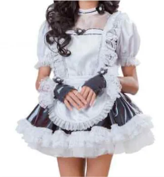 Горячая продажа французской сисси секс горничной запирающееся платье косплей костюм на заказ гламурный костюм на Хэллоуин