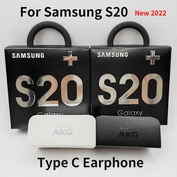 Наушники Samsung AKG S20 EO-IG955 Гарнитура-вкладыши Type C с проводным микрофоном для Galaxy S20 NOTE 10/20 Гарнитура AKG с розничной коробкой