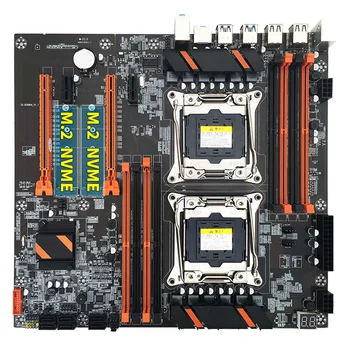 Материнская плата с двумя процессорами X99 + процессор 2XE5 2620 V3 + оперативная память DDR4 4G RECC + Кабель SATA + Перегородка + Термопаста LGA 2011 для процессора 2011-V3