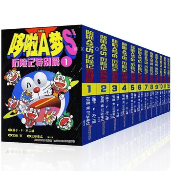 12 томов комиксов Doraemon adventures специальный полный комплект комиксов Tinkerbell cat robot cat blue fat man