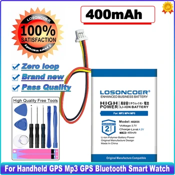 для портативных GPS Mp3 GPS Bluetooth Смарт-часов 402035 042035 Батарея Литий-полимерная LiPo Аккумуляторная батарея JST 1,0 мм 3pin