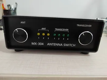 Переключатель антенны MX-304 Переключатель SDR-приемопередатчика для 3 антенн и 4 приемопередатчиков