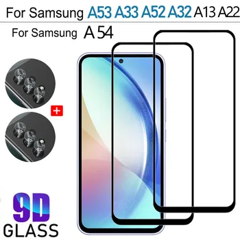 Samsung a54 A22 A33 A73 A53 9D Стекло для Samsung Galaxy A 54 Камера Cristal Samsung A52 A52S A32 4G 5G A13 Защитная пленка для экрана