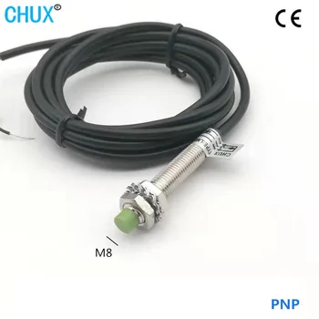 Индуктивный Бесконтактный датчик CHUX M8 PNPr NO NC 10-30 В постоянного тока IM8-2-DPA DPB 2 мм Металлический Выключатель с Цилиндрическим Датчиком обнаружения