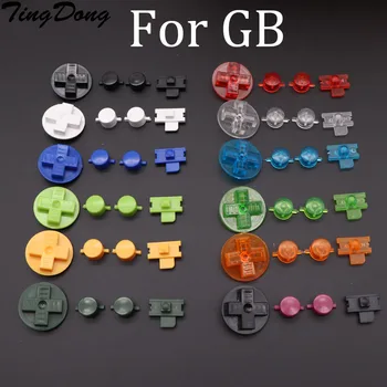 Сменные кнопки TingDong для Gameboy Classic GB Клавиатуры для GB DMG DIY для Gameboy A B кнопки D-pad