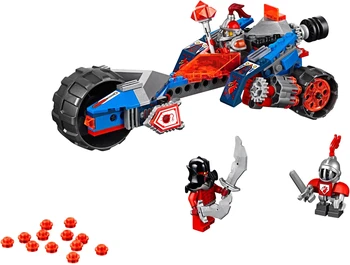 Серия Nexoed Knights Черный рыцарский мех Macy's Thunder Mace Глиняный Меха Fortrex Совместим с конструкторами LEGO 70319 Подарки для детей