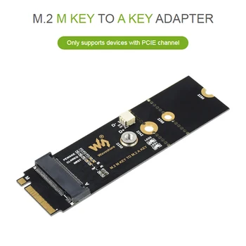 Адаптер M.2 M KEY To A KEY для устройств PCIe Поддерживает преобразование по USB Поддерживает только устройства с каналом PCIE для CM4