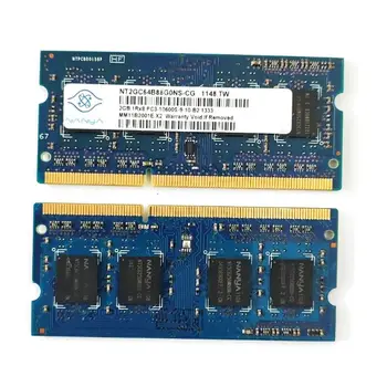 Nanya RAMS DDR3 2 ГБ 13333 МГц память для ноутбука ddr3 2 ГБ 1RX8 PC3-10600S-9 204PIN SODIMM notebook memoria 1,5 В