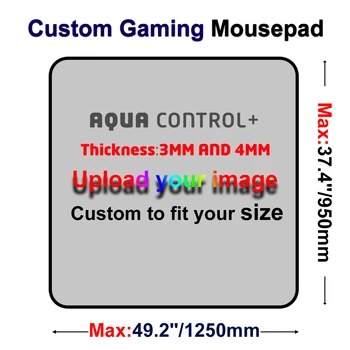 Изготовленный на заказ коврик для мыши X-raypad Aqua Control Plus, игровой настольный коврик без швов