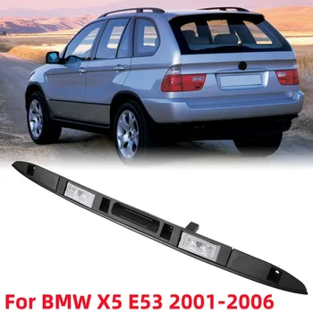 Выключатель Задних ворот багажника со светодиодной Подсветкой, Задняя Ручка Крышки багажника С Ключевой кнопкой Для BMW X5 E53 2001-2006