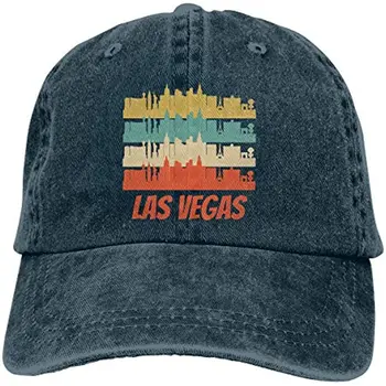 Джинсовая кепка Las Vegas, бейсбольная кепка для папы, Регулируемая Классическая Спортивная кепка для мужчин, женская шляпа, кепка одного размера для женщин, мужчин, молодых, повседневных