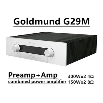 Предусилитель + Усилитель Goldmund G29M Post Amplifier С Вакуумным ламповым предусилителем 2.0 Канального класса AB Сбалансированный Комбинированный Усилитель мощности