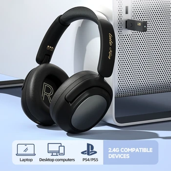 Профессиональные Музыкальные Bluetooth Наушники Для Мобильных телефонов PS4 PS5 Xbox PC Беспроводная/Проводная Игровая Гарнитура С Активным Шумоподавлением Басов