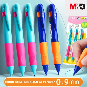 M & G Пластиковый корректирующий механический карандаш 0,9 мм Легкий старт Симпатичный автоматический захват карандаша для детей, пишущих школьные принадлежности