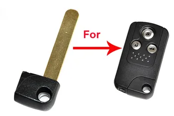 10ШТ Аварийный Вставной ключ Smart Key Blade Для Honda Smart Remote Key