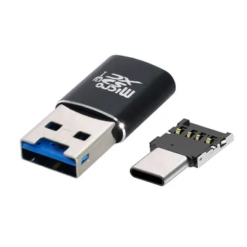 Устройство чтения карт памяти ZIHAN от USB 3.0 до Micro SD SDXC TF с адаптером Micro type-C USB-C OTG для планшета/мобильного телефона