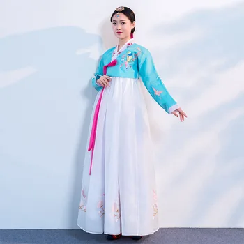 15 Цветов, Корейское свадебное платье Ханбок Для женщин, элегантный костюм Принцессы во Дворце, Корейское Ежедневное представление, Корейские платья для Косплея