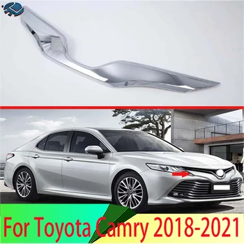 Для Toyota Camry 2018 2019 2020 2021, Украшение автомобиля, ABS, Хромированная Матовая Передняя Решетка, Центральная Сетчатая отделка