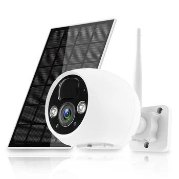 WESECUU h.265 беспроводная камера видеонаблюдения на батарейках, беспроводная уличная IP-камера на солнечной энергии, камера видеонаблюдения WiFi