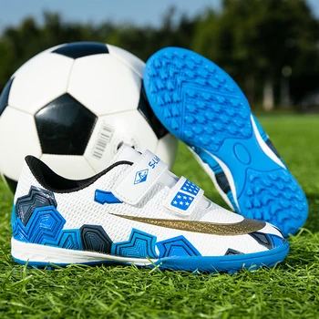 Футбольные бутсы Мужские Высококачественные Профессиональные кроссовки-корты Молодежные тренировочные теннисные туфли для газонного футбола Большого размера