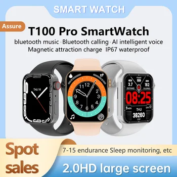 CHYCET Мужские Смарт-часы Серии 8, Умные Часы Для женщин 2023, Спортивные Bluetooth-звонки, Фитнес-Трекер, Часы PK Apple Watch T500MAX T100PLUS