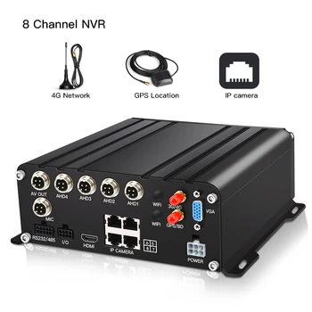 Доступный 8-Канальный Видеорегистратор Nvr Digital Video Recorder 720p Hd Автомобильный Видеорегистратор Mdvr 4g